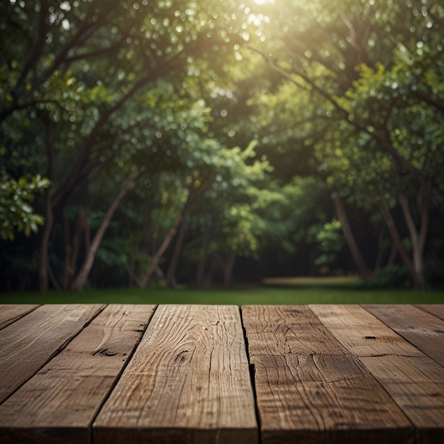 Rustic Wooden Tabletop Display Embracing Natures Textures in Your Home Interior Design for Spring and Summer