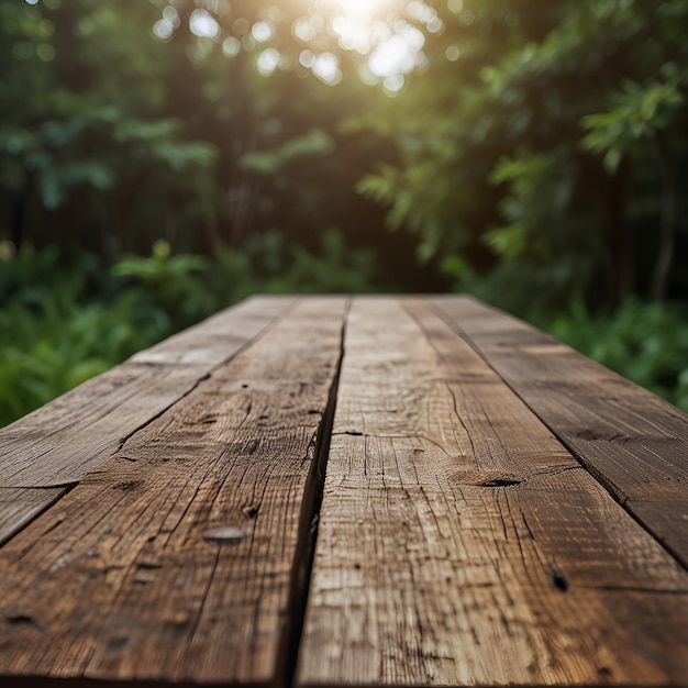 Rustic Wooden Tabletop Display Embracing Natures Textures in Your Home Interior Design for Spring and Summer