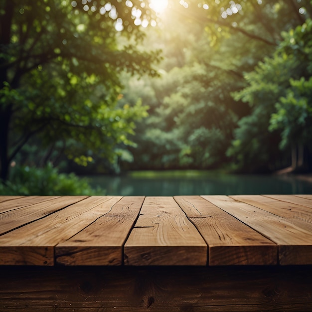 Rustic Wooden Tabletop Display Embracing Natures Textures in Your Home Interior Design for Spring and Summer