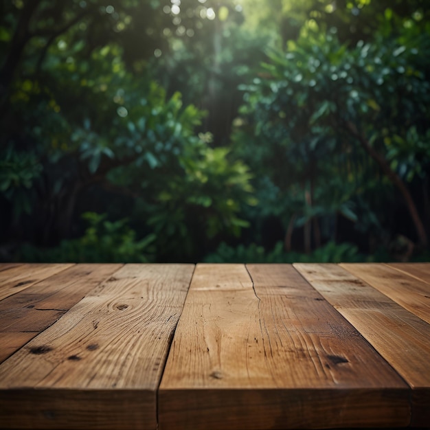 Rustic Wooden Tabletop Display Embracing Natures Textures in Your Home Interior Design for Spring and Summer