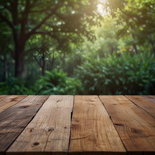 Rustic Wooden Tabletop Display Embracing Natures Textures in Your Home Interior Design for Spring and Summer