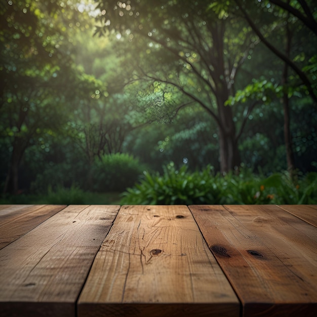 Rustic Wooden Tabletop Display Embracing Natures Textures in Your Home Interior Design for Spring and Summer