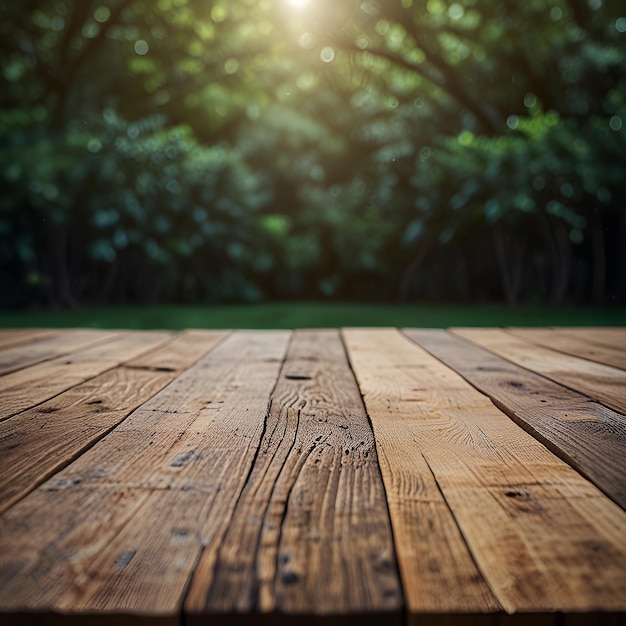 Rustic Wooden Tabletop Display Embracing Natures Textures in Your Home Interior Design for Spring and Summer