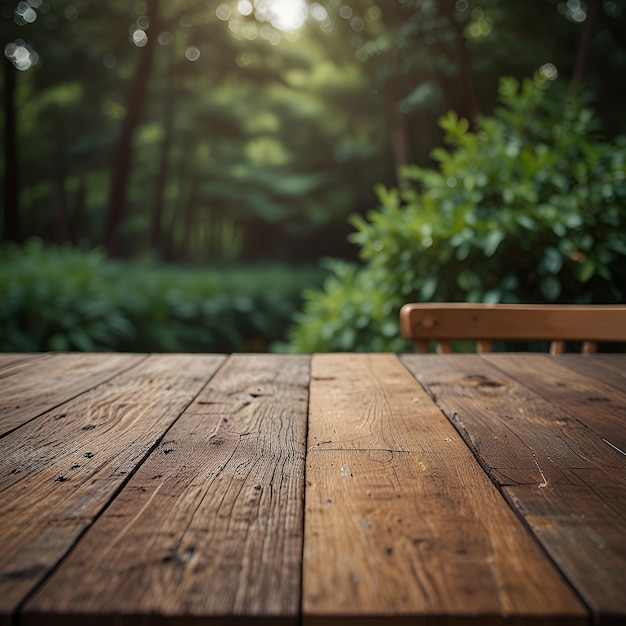 Rustic Wooden Tabletop Display Embracing Natures Textures in Your Home Interior Design for Spring and Summer