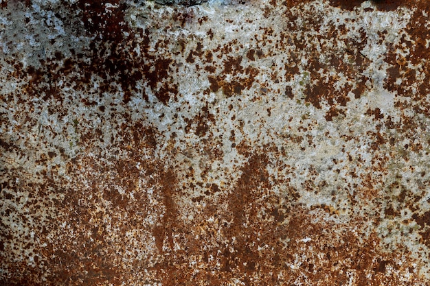 Rusty and damaged metal background Multicolored background: rusty metal surface