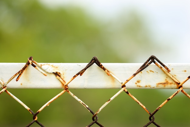 Rusty fence seamless texture