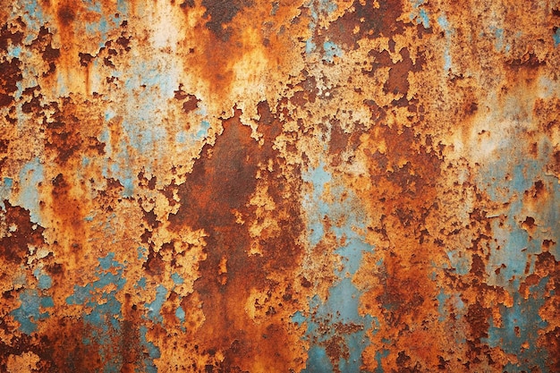 Photo rusty metal background color steel texture