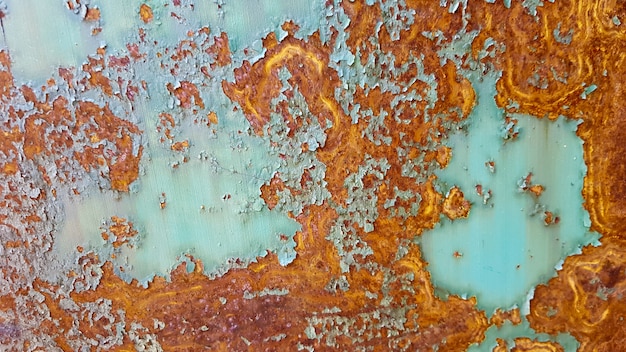 Photo rusty metal background, rusty metal plate background texture. steel plate with rust covered almost full sheet. the iron or metal are left for a long time and often rust. iron surface rust.