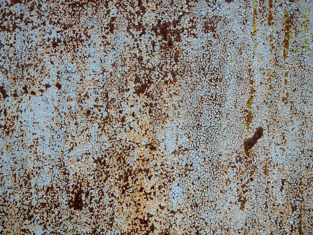 rusty metal surface with old paint