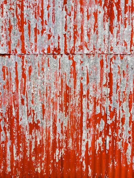 Rusty old red metallic wall texture