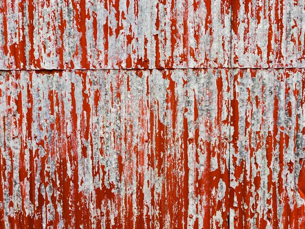 Rusty old red metallic wall texture