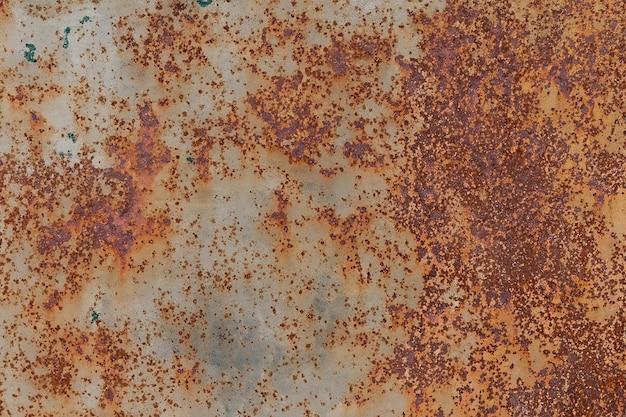 Photo rusty and peeling metal background