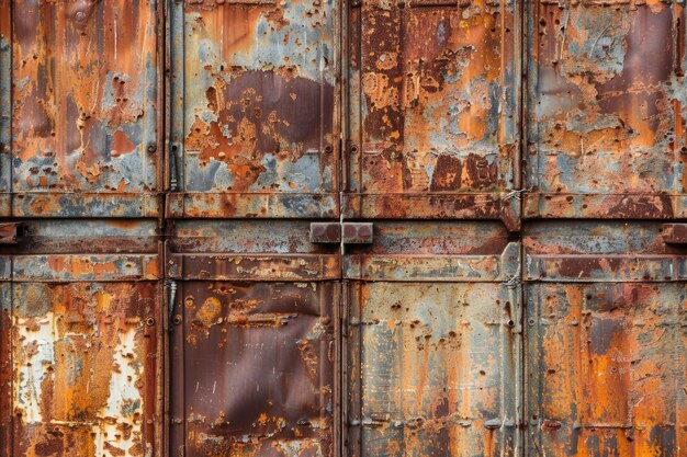 Rusty Tin Container Texture for Industrial Use