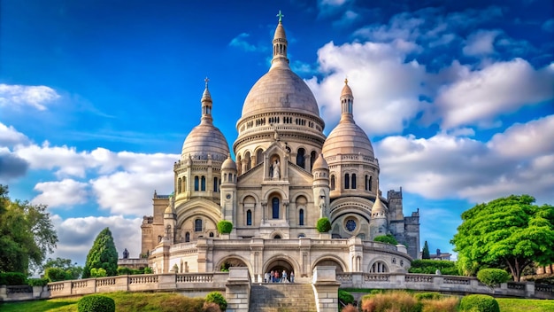 Sacre Coeur Paris France The Basilica of the Sacred Heart of Paris commonly known as Basilique du Sacre Coeur Paris