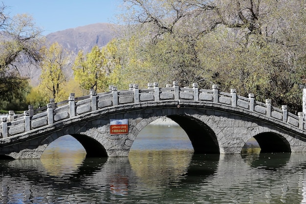 sacred lake in tibet landscape