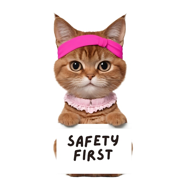 Safety First Even for Kittens