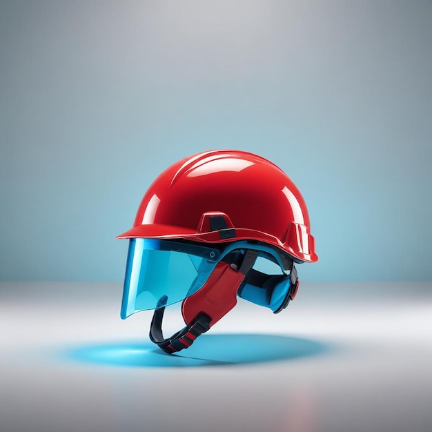 Photo safety helmet isolated on background