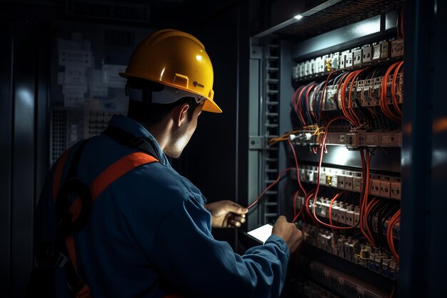 Photo safety_in_focus_electrical_technician_compliance