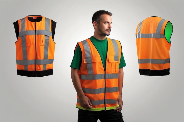 Photo safety vest reflective shirt beware guard mind traffic shirt safety shirt rescue police security