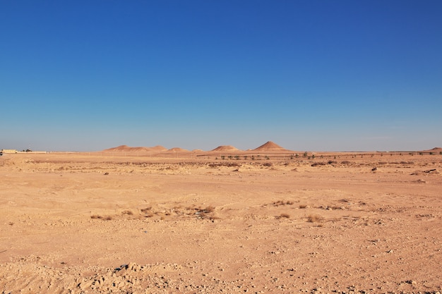 Sahara desert in the heart of Africa