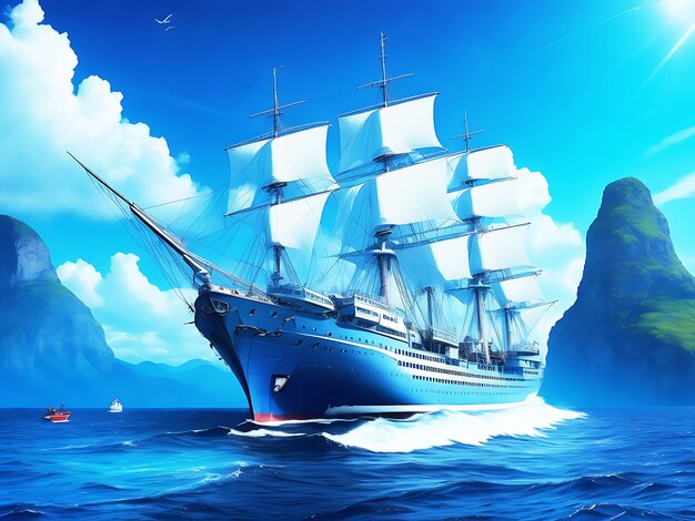 Sailing Ship aI generated