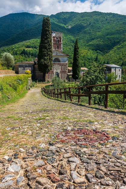 Saint Andrew Abbey in Borzonasca is a ancient place of worship declared national monument.