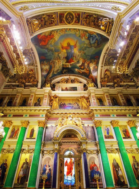 Saint Isaac's Cathedral in St Petersburg, Russia