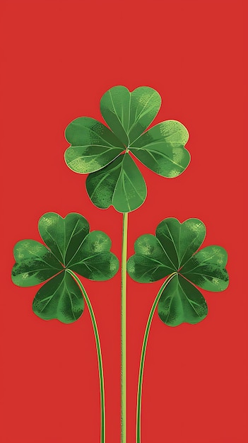 Saint Patricks day background St patricks day background with green clover leaves