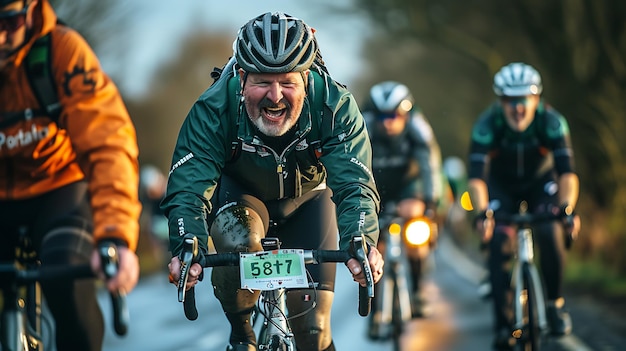 Saint Patricks Day charity bike ride raising funds Irish community projects