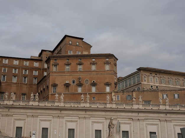 saint peter cathedral vatican city rome exterior view detail