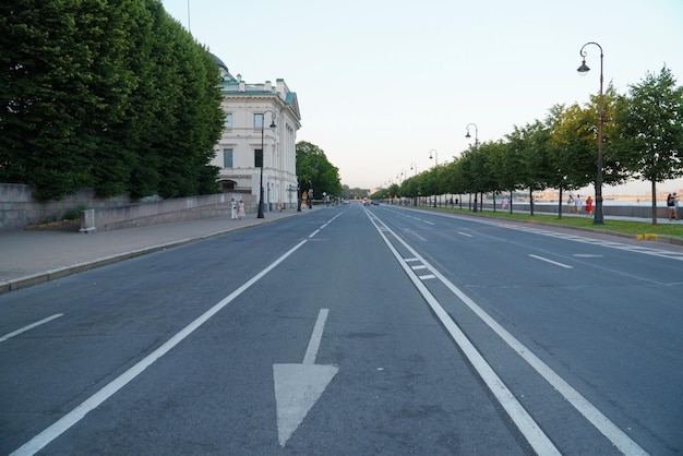 Saint Petersburg Russia August 19 2022 streets of the city of St Petersburg in summer