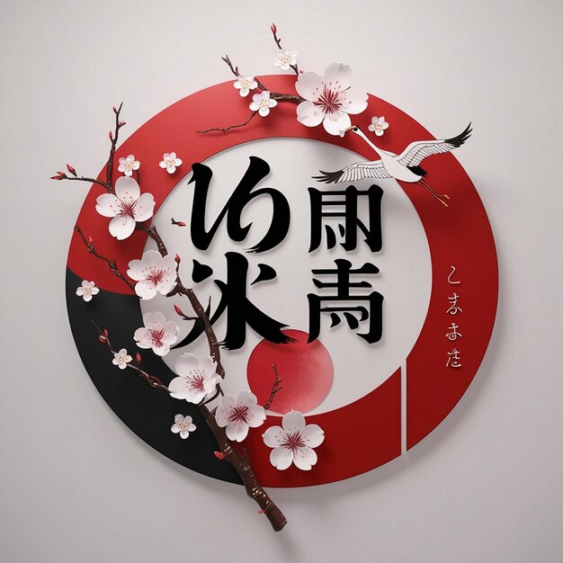 Photo sakura serenity a minimalist tribute to friendship in japanese art