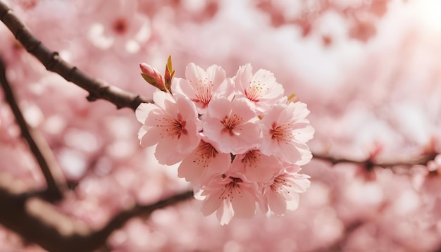 Sakura in Spring cherry Blossom