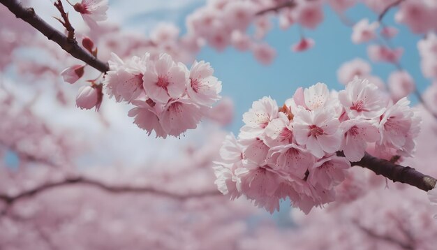 Sakura in Spring cherry Blossom