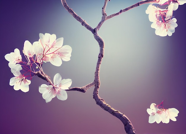 Sakura tree and branches