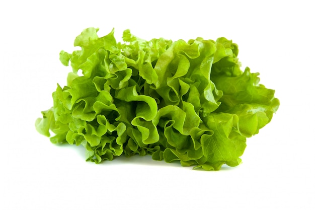 Salad lettuce leaves