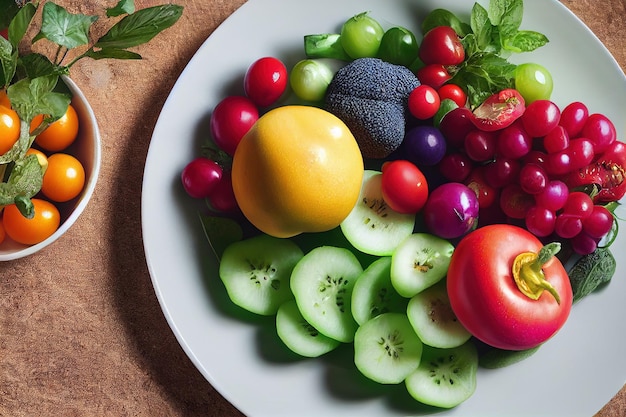 Salad On a Plate