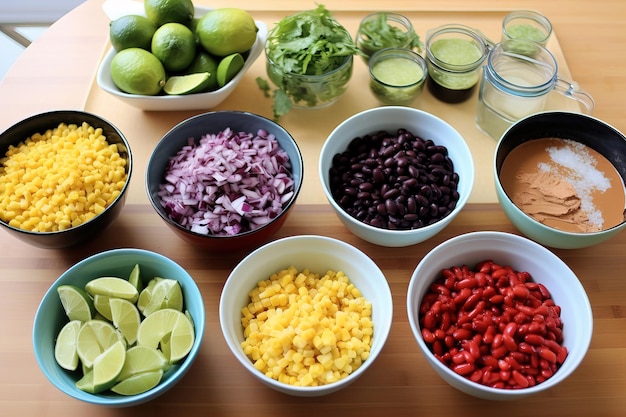 salad with vegetables