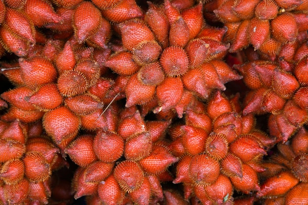 Salak fruit for sale at the market in Thailand,Waive