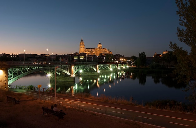 Salamanca Cathedrals at night