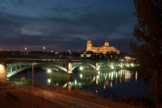 Salamanca Cathedrals at night