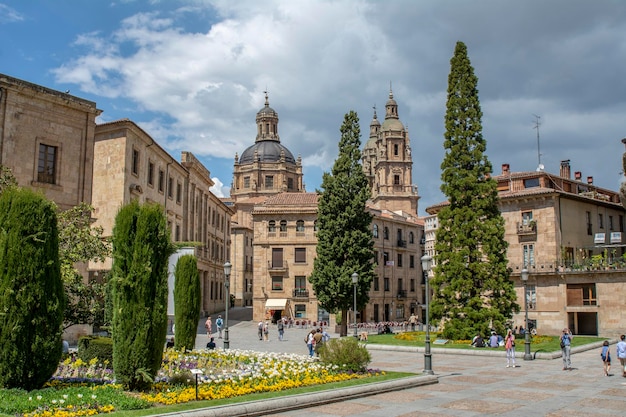 Salamanca Spain 05 06 2018 Cityscape of the center of Salamanca seen from the Cathedral Spain