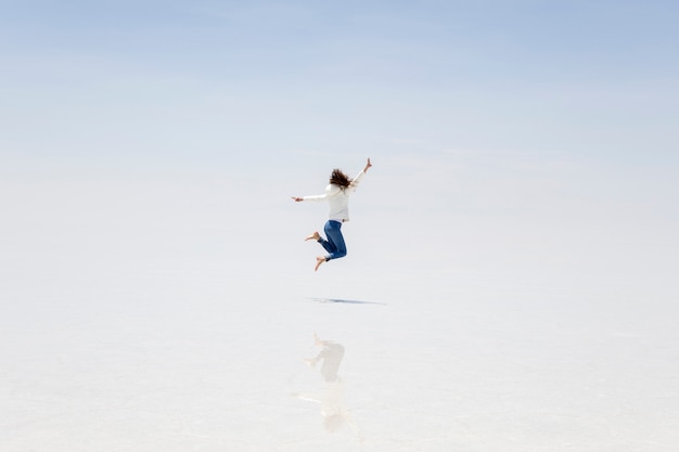 Salar de uyuni salt flat in Bolivia