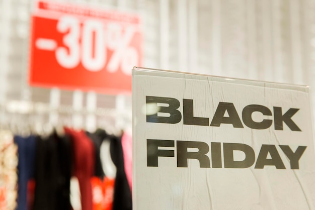 The sale in stores is Black Friday