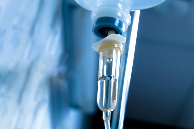 Saline intravenous iv drip in hospital Health care insurance plan