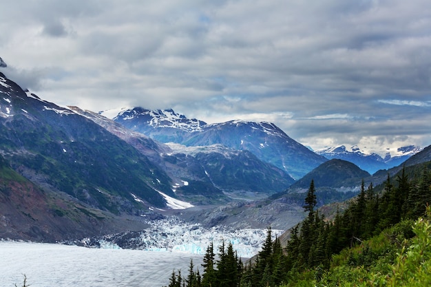 Salmon glacier in Stewart, Canada