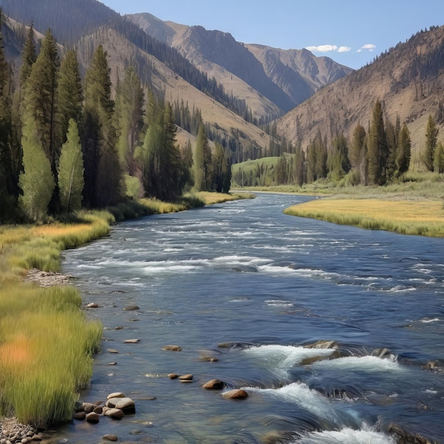 Photo salmon river lower stanley idaho