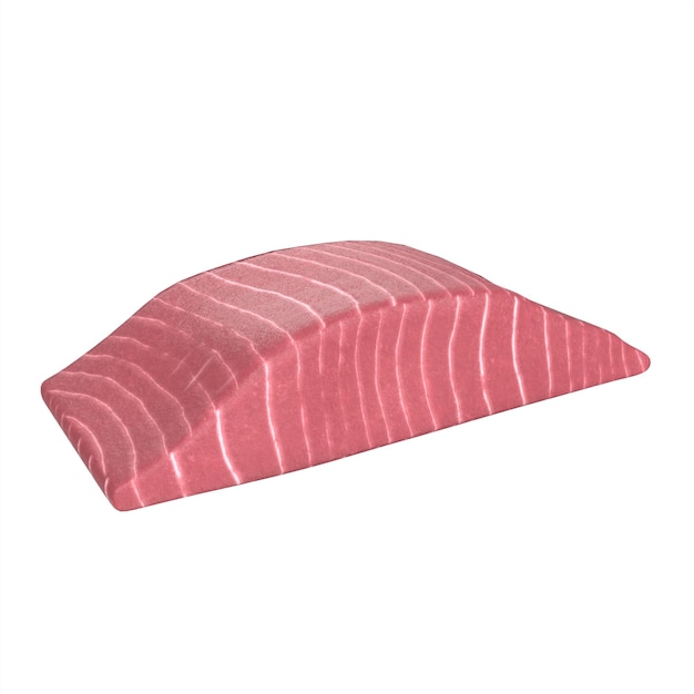 Salmon steak 3d modelling