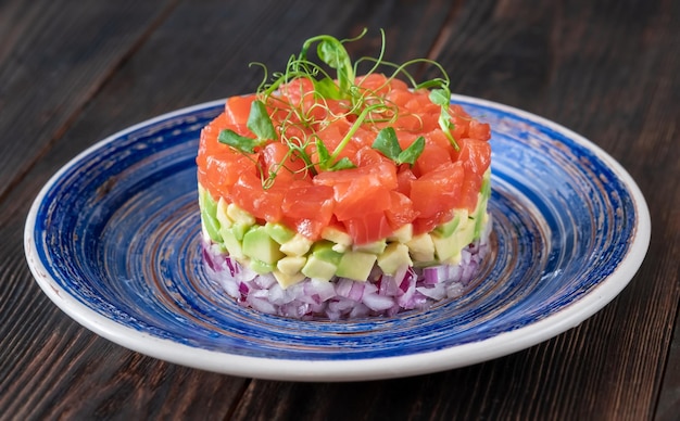 Salmon tartare