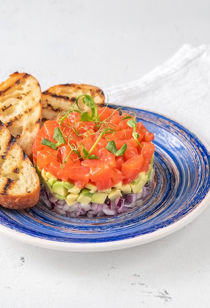 Salmon tartare